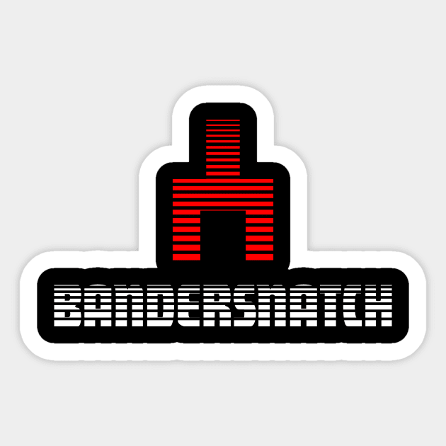 Bandersnatch Gradient Sticker by ScarredProject